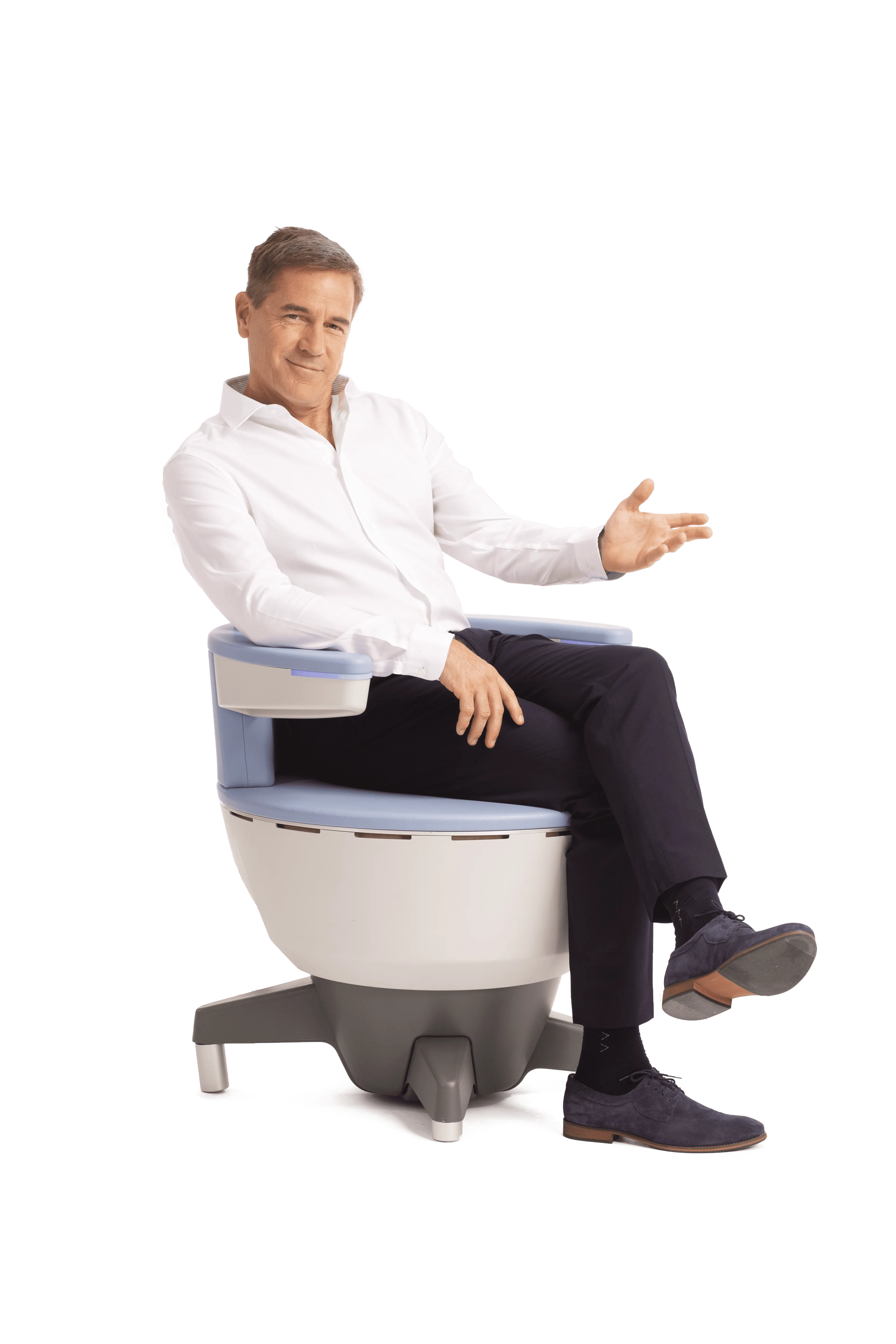 Confident patient portrait after Emsella at Roots Chiropractic Alma